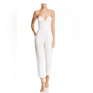 NWT Amanda Uprichard Cherri Ivory Jumpsuit - Size S